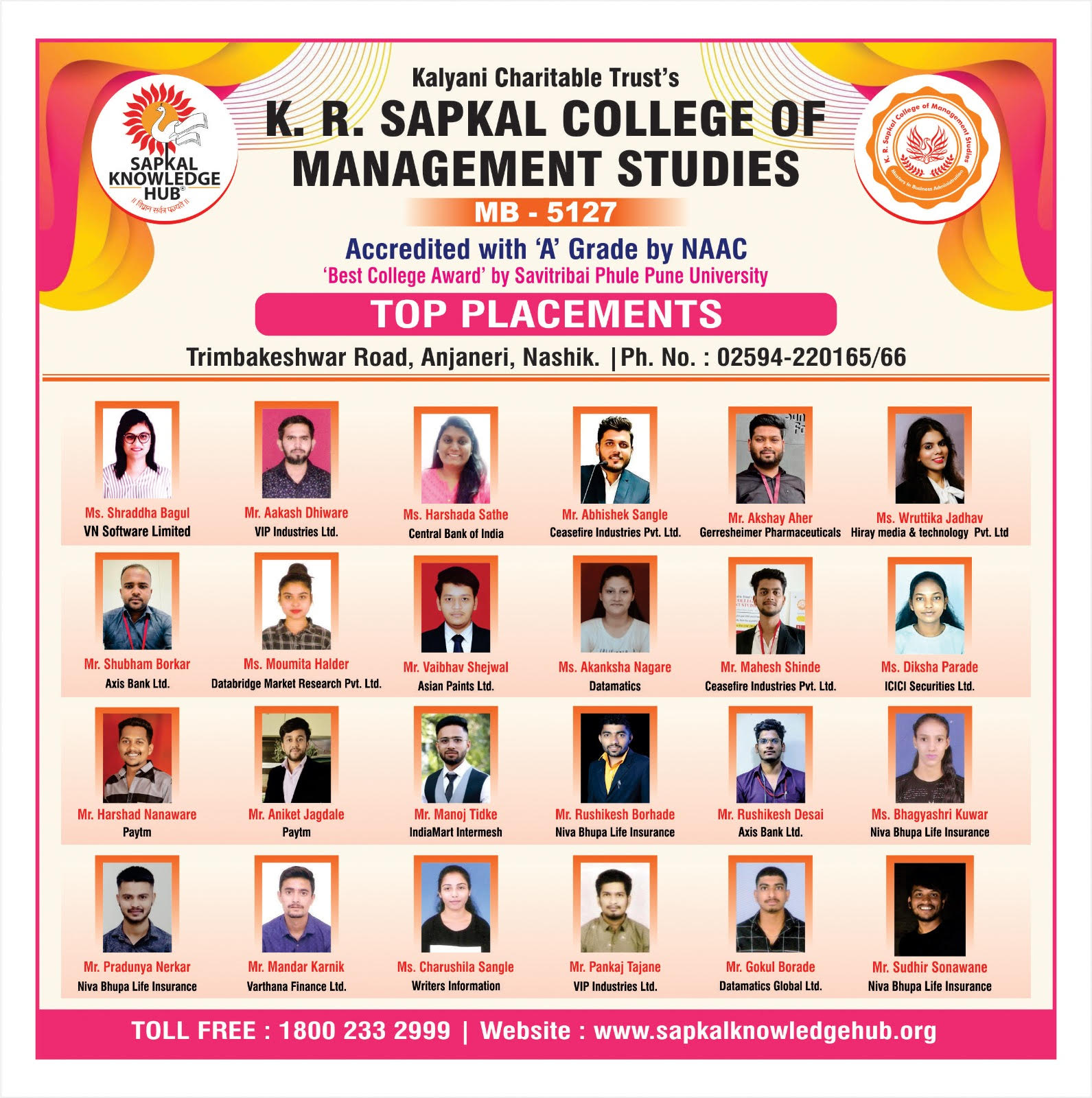 Top placement 4
